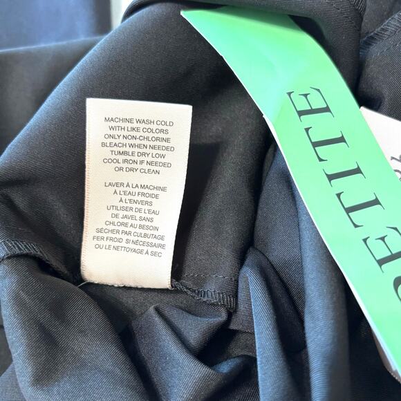 Philosophy NWT Wms Petite Small Pull On Black Midrise Capri Pants Casual - Picture 8 of 9